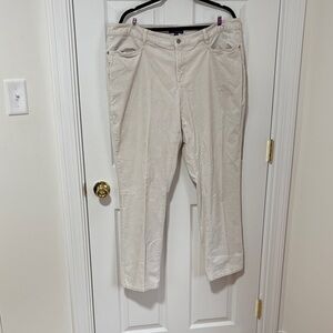 Talbots Cream Casual Pants